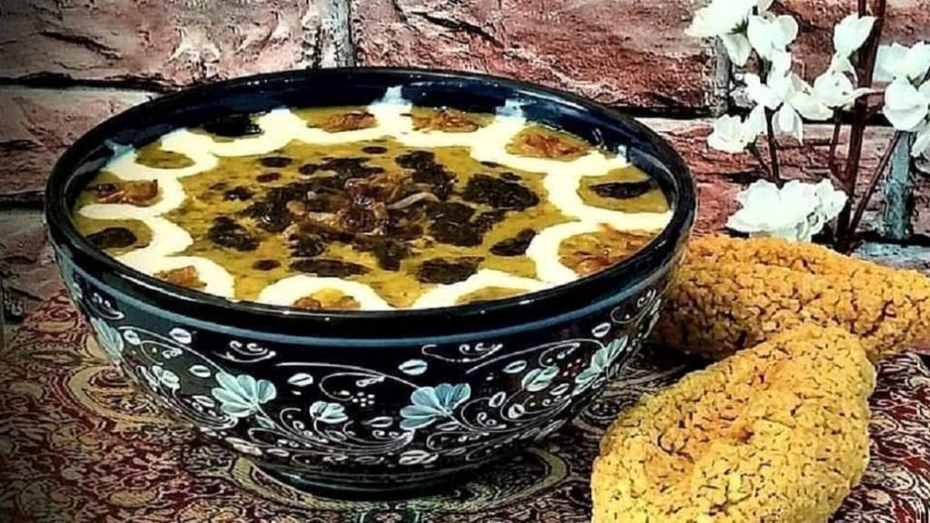 طرز تهیه آش ترخینه لرستانی