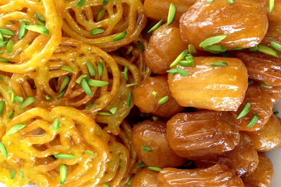 طرز تهیه زولبیا و بامیه در منزل