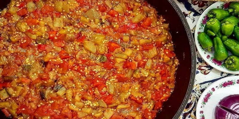 طرز تهیه یک شام سریع و خشمزه با بادمجان