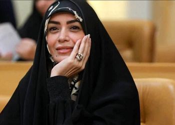 الهام چرخنده در کنار همسر سابقش فرشید نوابی/ عکس