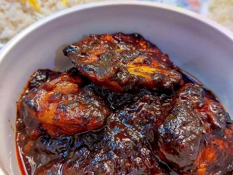 طرز تهیه خورش مرغ و گردو