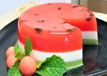 ۵ مدل طرز تهیه ژله هندوانه برای شب یلدا/ عکس 