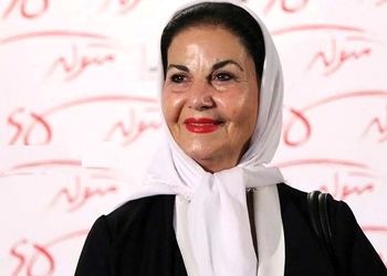 «پوری بنایی و ایرج قادری» در نمایی از فیلم پشت و خنجر/ عکس